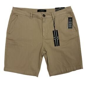 Liverpool Los Angeles Shorts Mens 36 Khaki Trouser Stretch Casual Golf NWT